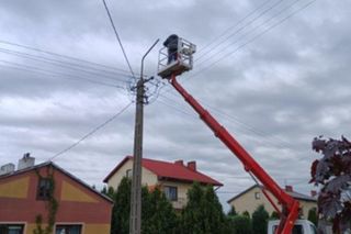 Trwa wymiana oświetlenia drogowego w gminie Wiśniew