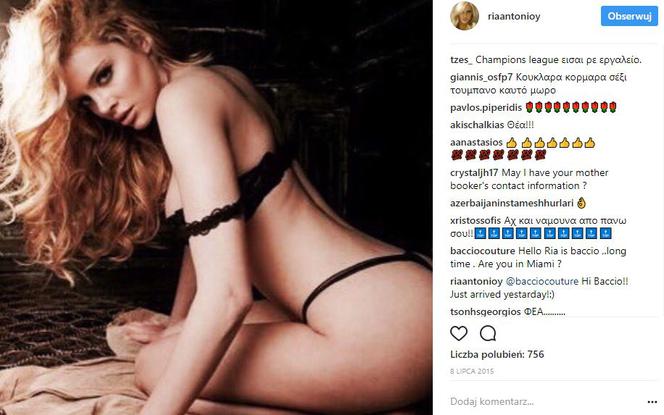 Ria Antoniou, była dziewczyna Cristiano Ronaldo