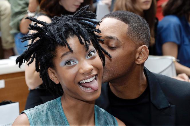 Willow i Will Smith na pokazie Chanel