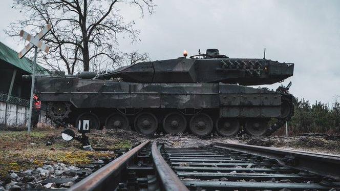 Leopard 2A5 z 1. Warszawskiej Brygady Pancernej