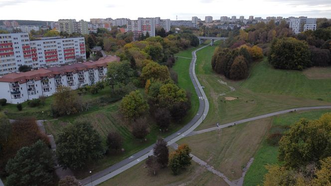 Park Rury w Lublinie w jesiennej odsłonie! Zobacz koniecznie jak teraz wygląda. Zdjęcia z ziemi i nieba