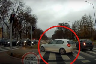 Lubelski „mistrz driftingu” w BMW zatrzymany przez… znak drogowy [WIDEO]