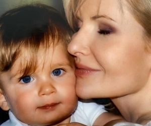 Joanna Racewicz i syn