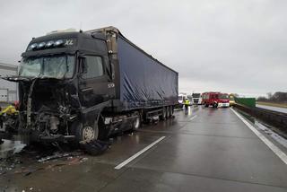 Karambol na autostradzie A4 pod Wrocławiem