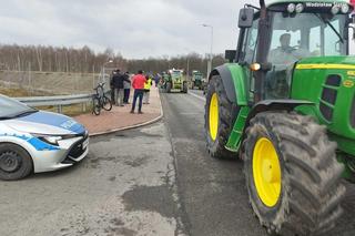Strajk rolników w Śląskiem 20.02.2024