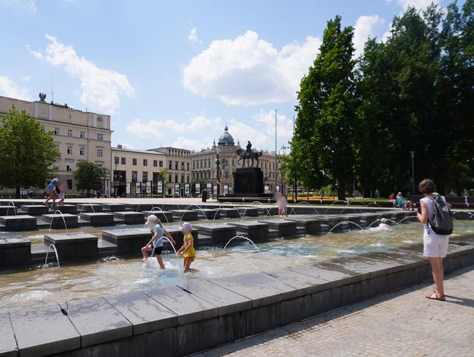 Upał w centrum Lublina