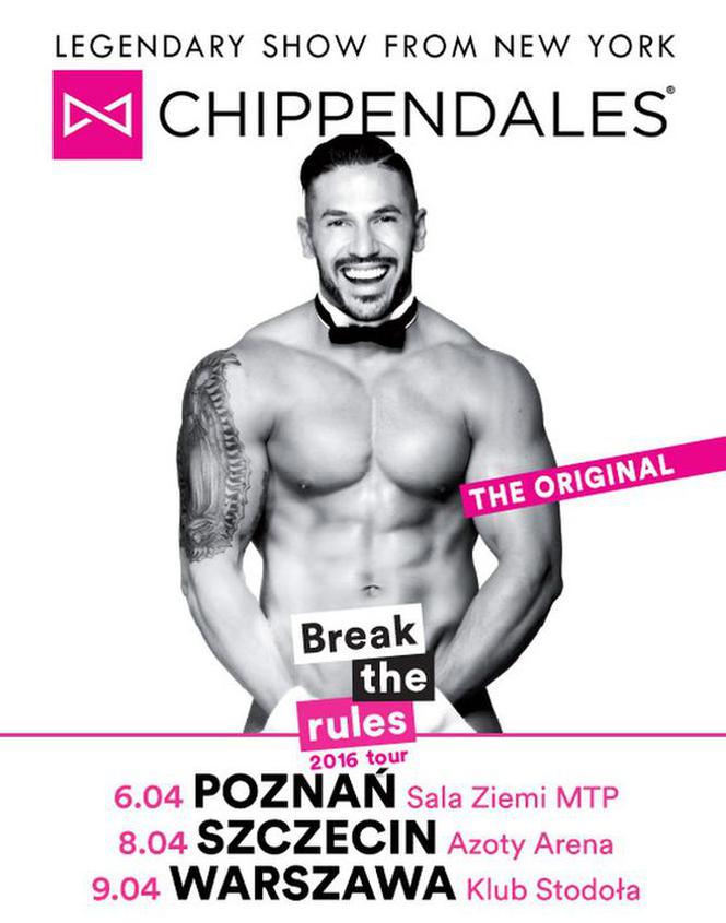 Chippendales w Warszawie 2016. W kwietniu w klubie Stodoła [BILETY]