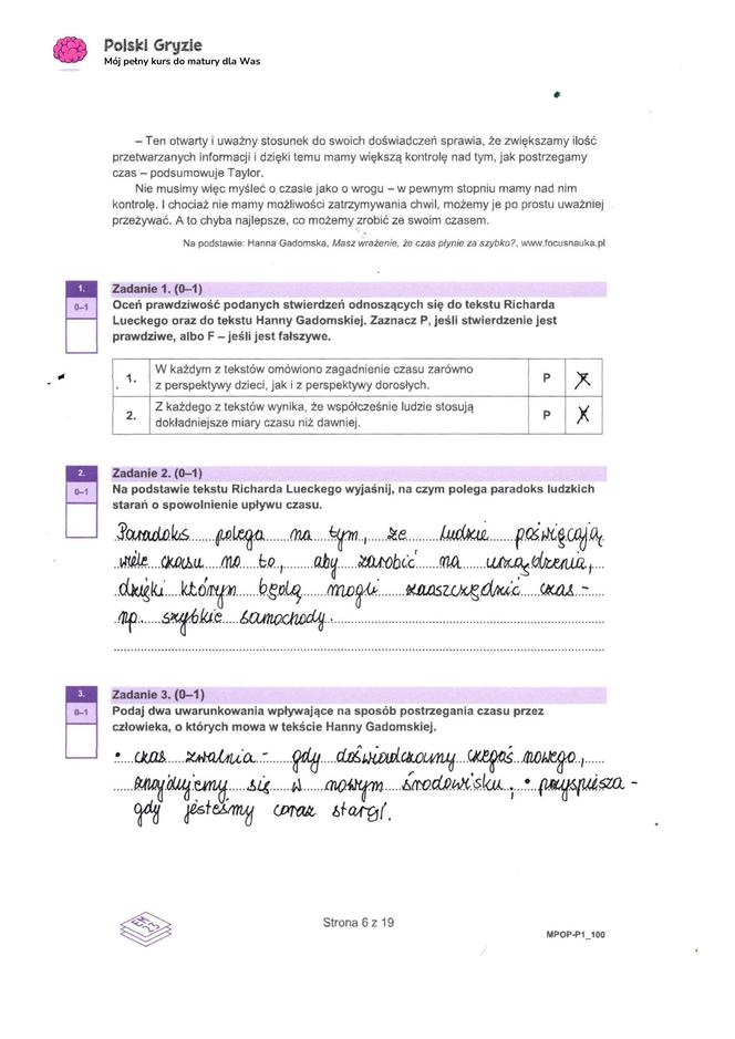 Matura 2024: polski. Arkusze CKE i odpowiedzi. Poziom podstawowy [Formuła 2023]