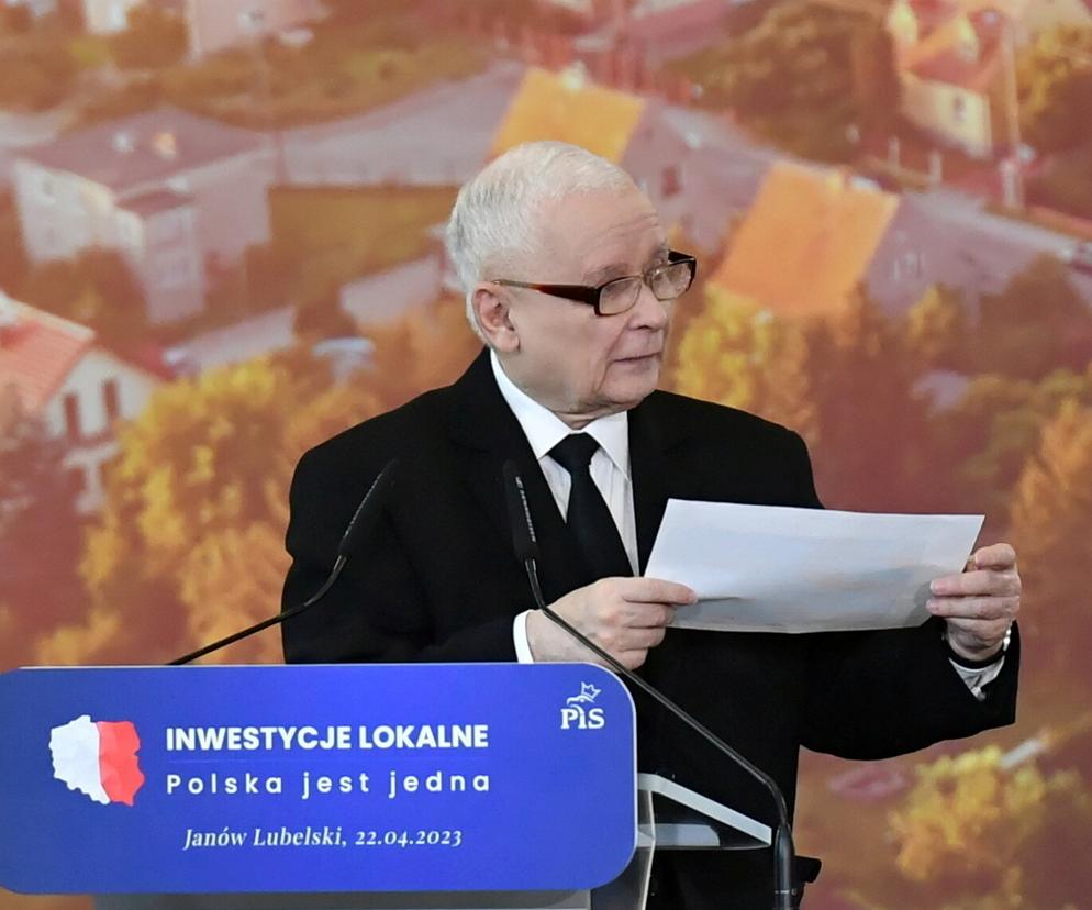 Kaczyński kartka