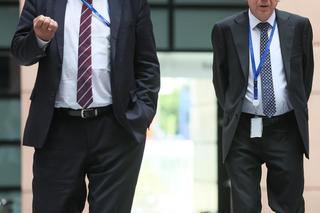 Europosłowie PiS Mariusz Kamiński i Maciej Wąsik w Strasburgu, Francja