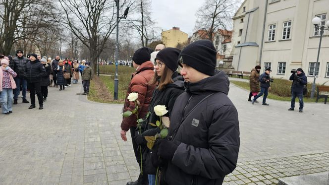 Marsz ku pamięci tragicznie zmarłego Wojtka w Piotrkowie Tryb.