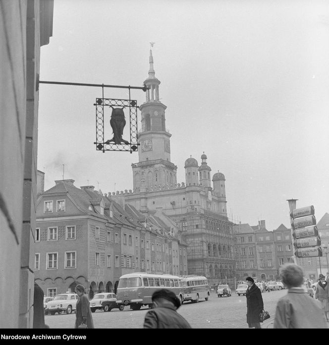 Okolice Ratusza w PRL-owskim Poznaniu