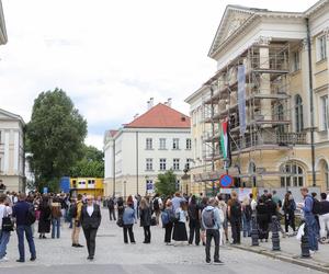 Protest studentów UW