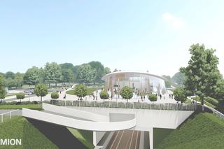 Koncepcja dworca kolejowego w Zgorzelcu. 