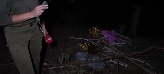 Karolina Pajączkowska na granicy polsko-niemieckiej