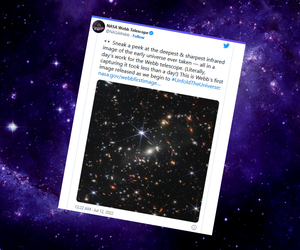 NASA: Pierwsze zdjęcie z Kosmicznego Teleskopu Jamesa Webba 