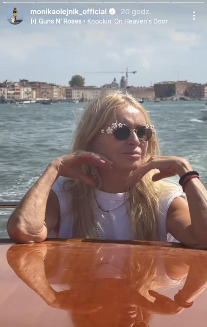 Monika Olejnik w Wenecji