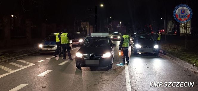 Szczecińscy policjanci dbali o bezpieczeństwo w noc sylwestrową