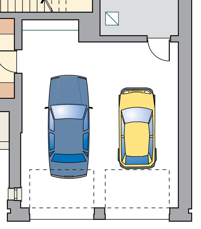 Garaż dwustanowiskowy - projekty