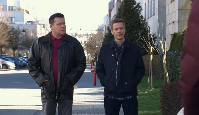 Na Wspólnej odc. 4047. Michał (Robert Kudelski), Robert Tadeusiak (Dariusz Wnuk)
