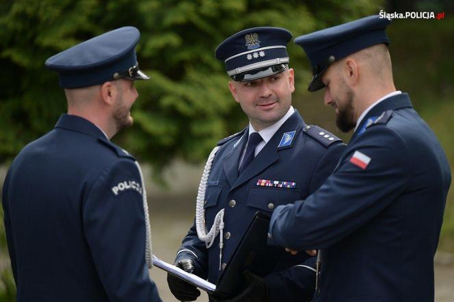 Uroczyste ślubowanie 69 nowych policjantów  w Oddziale Prewencji Policji w Katowicach