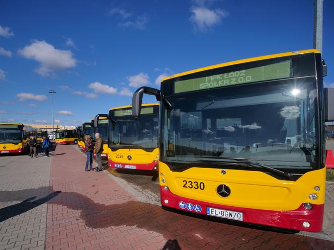 Nowe mercedesy MPK kursują już po Łodzi