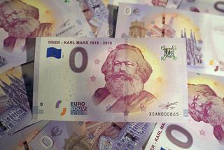 Miasto Trewir sprzedaje banknoty Euro z wizerunkiem Marksa