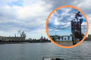 Rzeźby wychodzące z morza. Nietypowa atrakcja w Gdańsku 