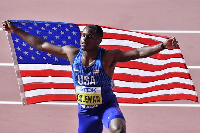 Christian Coleman, mistrz świata 2019 w biegu na 100 m