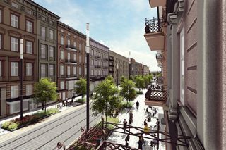 Tramwaj na Ratajczaka w Poznaniu