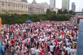 Euro 2012: REKORD w strefach kibica - OKOŁO 400 tys. osób na meczu Polska - Czechy w strefach