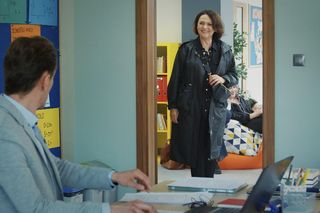 M jak miłość, odcinek 1813: nauczyciel (Michał Lewandowski), Marysia (Małgorzata Pieńkowska)