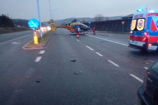 Wypadek przy ulicy Krakowskiej