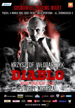 Plakat Sosnowiec Boxing Night