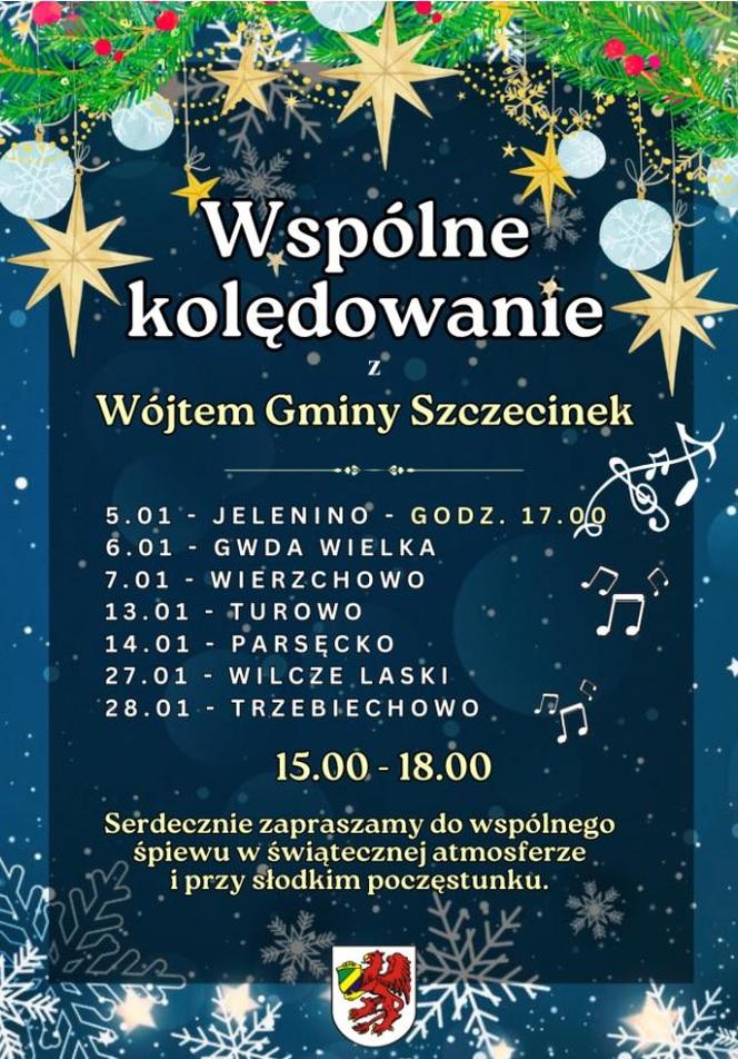 Wspólne kolędowanie w gminie Szczecinek [HARMONOGRAM]