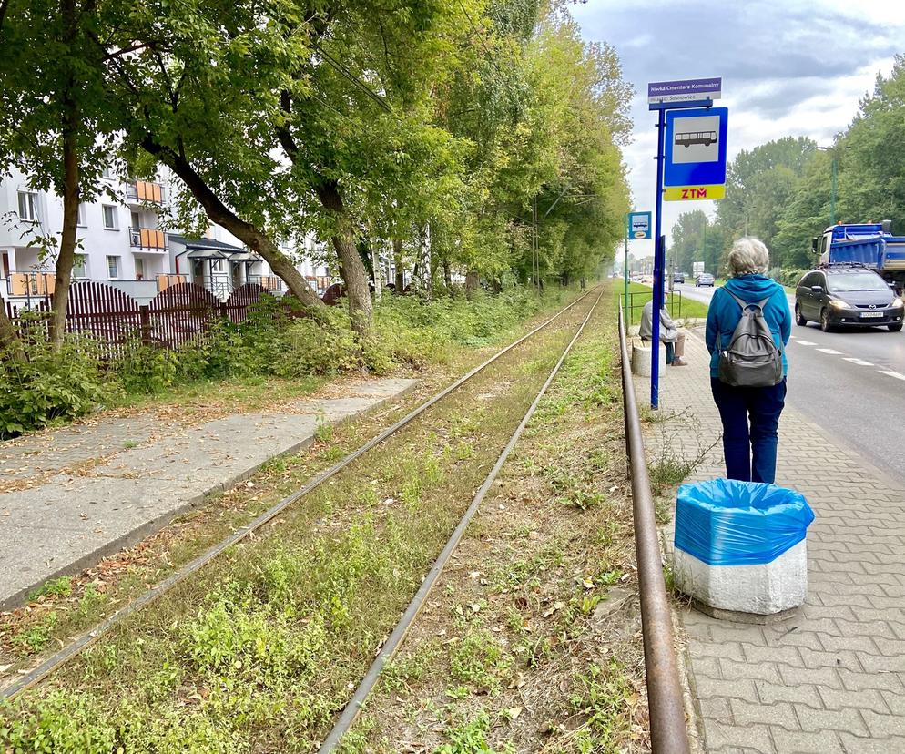 Przystanek tramwajowy linii 26 w Sosnowcu