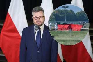 Pilna konferencja prokuratury po wypadku F-16 w Radomiu. Odnaleziono czarną skrzynkę