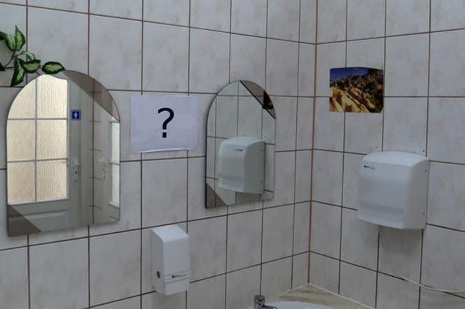 Zakaz w urzędowej toalecie w Szczecinie