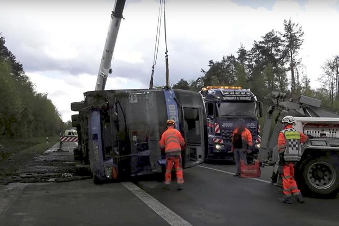 Wypadek autokaru w Niemczech