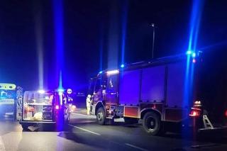 Lubelskie/DK17 - 1 osoba zginęła, 8 rannych w wypadku busa z tirem