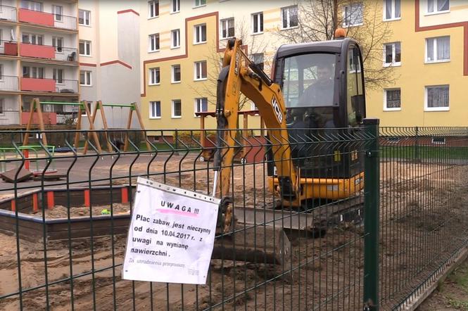 Niebezpieczny plac zabaw w Bydgoszczy jest remontowany! Pomogła interwencja reportera naszej telewizji
