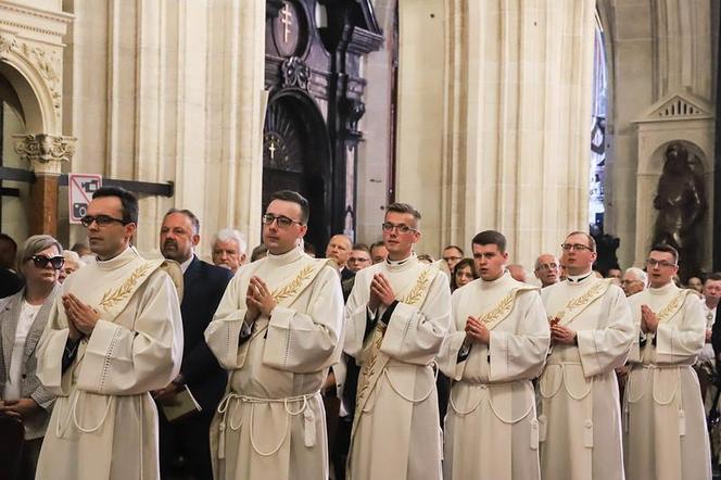 Kraków. Abp Marek Jędraszewski wyświęcił nowych księży. Chętnych więcej niż rok temu