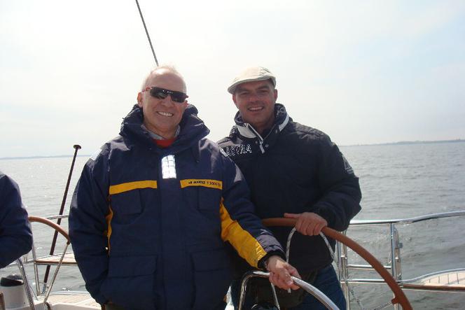 Wojciech Kot, współwłaściciel Delphia Yachts i Andreas Tavelis, True North Yachting
