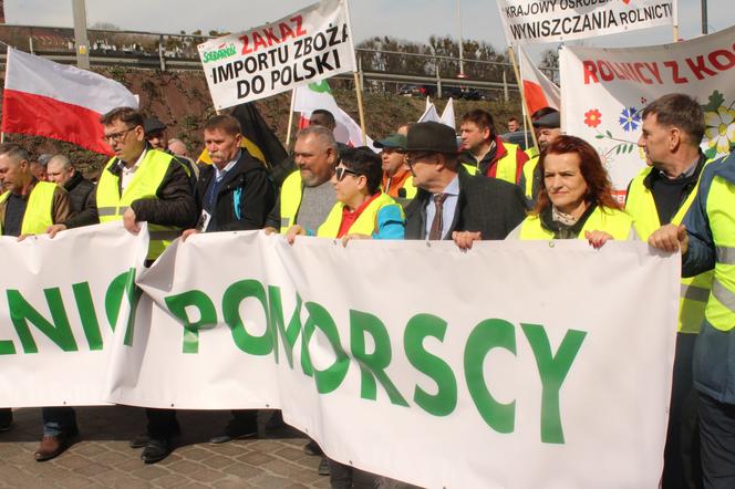 Rolnicy protestują w Gdańsku