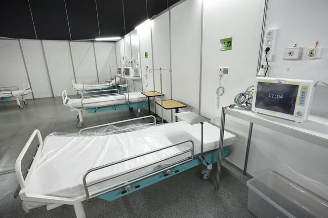 Gdańsk: Szpital tymczasowy w AMBEREXPO przyjął pierwszych pacjentów