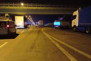 30-letni kierowca ciężarówki zginął w wypadku na autostradzie A4