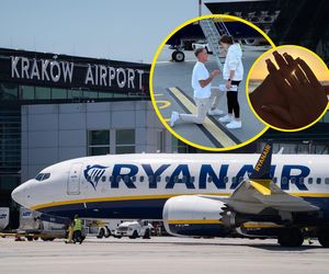 Miłość wśród samolotów! Pan Sylwester oświadczył się ukochanej na płycie krakowskiego lotniska