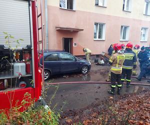 Pożar przy Żeromskiego w Starachowicach
