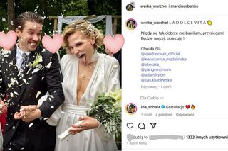 Weronika Warchoł i Marcin Urbanke wzięli ślub
