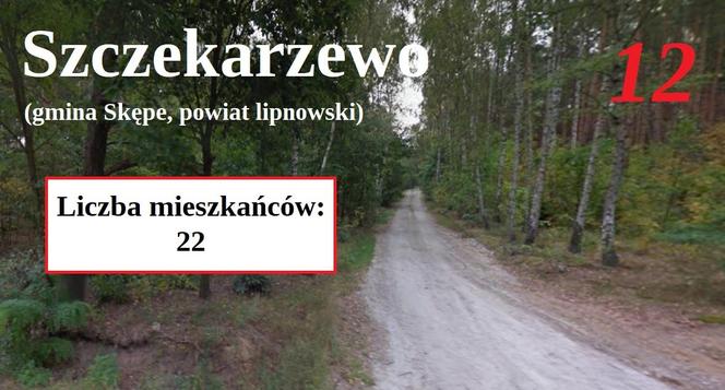 Te wsie Kujawsko-Pomorskiego liczą najmniej mieszkańców